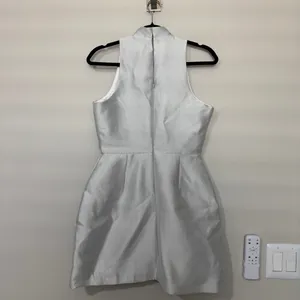 Amanda Uprichard Everhart Satin Twill Mini Dress S thumbnail 9