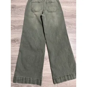 Womens High Rise Wide Leg Utility Pants 24x29 Faded‎ Olive Green Size M Gorpcore thumbnail 10