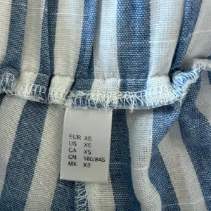 ZARA Blue and White Striped Two-Piece Set thumbnail 5