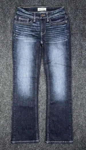 Buckle BKE NWOT Stella Mid Rise Slim Fit Tailored Bootcut Stretch Jeans 25x29.5 thumbnail 1