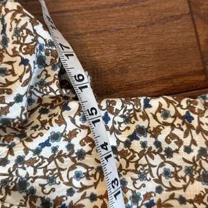 Jessica Simpson floral puff sleeve tie bust mini dress small thumbnail 7