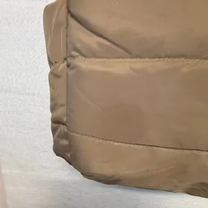 BAGSMART Quilted Puffy Tote Bag Taupe Laptop Travel Work Gym Carry On thumbnail 7