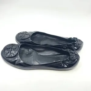 Tory Burch Reva Classic Patent Leather Ballet Flats Black Size US‎ 7.5 thumbnail 10