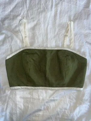 House of Harlow 1960 Linen Blend Crop Tank thumbnail 2