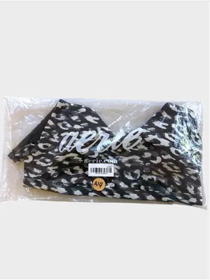 Size L OFFLINE by Aerie Goals Plunge Sports Bra in Animal Print thumbnail 6