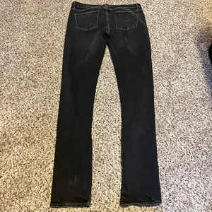 Elie Tahari Black Slim Fit Jeans Low‎ Rise Narrow Leg Designer Denim Size 6 thumbnail 7
