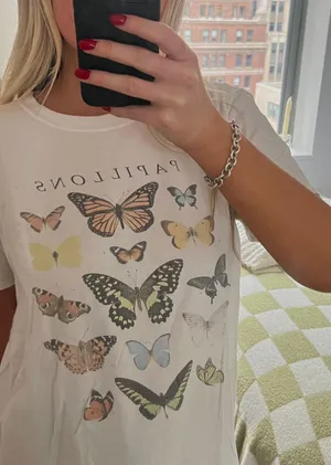 Urban Outfitters Butterfly T-Shirt thumbnail 1
