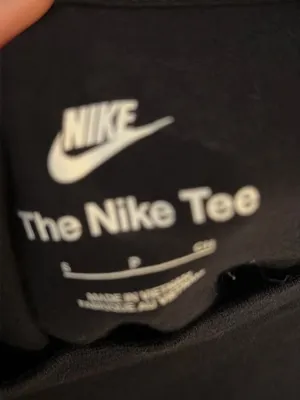 Nike Black Long Sleeve Shirt with White Swoosh Stars thumbnail 6