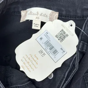 NWT Altar'd State‎ Flare Jeans Washed Black High Rise Bell Bottom XS IP34830-01A thumbnail 5