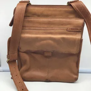 FOSSIL genuine brown leather crossbody bag ZB 8944 thumbnail 2