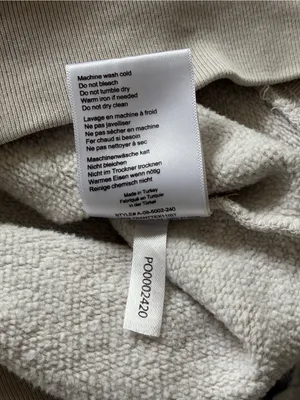 Anine Bing Tiger Sweatshirt In Stone, Size Small thumbnail 14