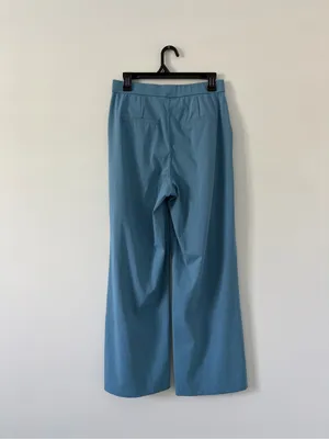 Halara High Waisted Flex Body Sculpt Wide Leg Trouser Pants Light Blue M thumbnail 3