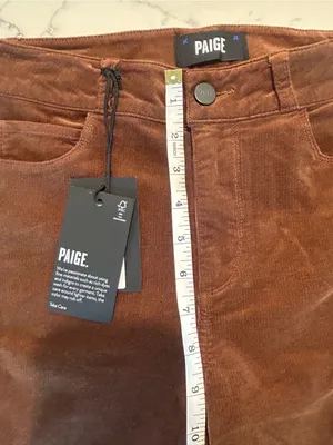 Paige Cindy High-Rise Straight Corduroy Pants size 25 NWT thumbnail 8