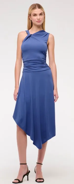 Abercrombie Asymmetrica Knit Midi Dress thumbnail 1