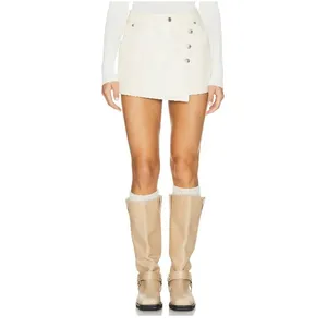 Free‎ People Wynne Vegan Skirt in Bone Size Medium thumbnail 2