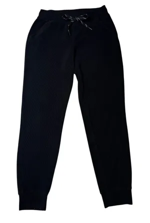 Marc New York Black Ribbed Joggers Small Clean Girl Athleisure thumbnail 1