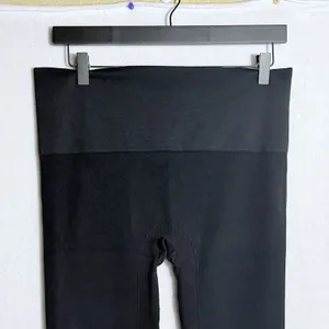 Blanqi Black Moto Cuffed Hipster Belly Support Maternity Leggings Size L thumbnail 4