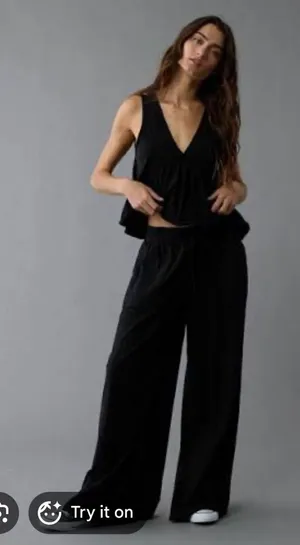 American eagle sunchaser knit high waisted pant thumbnail 1