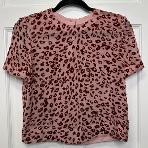 Rag & Bone‎ Gia Animal Print Short Sleeve Top thumbnail 2