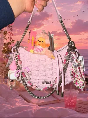 Victoria's Secret PINK X Monchhichi Purse thumbnail 7