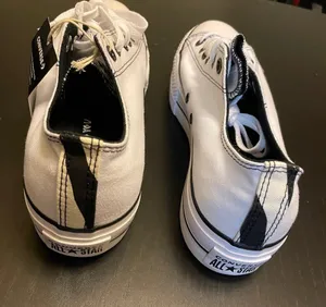 NWT Converse All Stars Lift Platform Sneakers - Women Size 9.5 - White and Black thumbnail 5