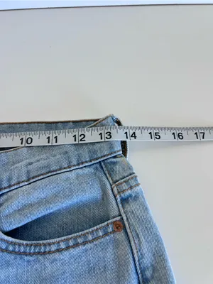 BDG Women's High-Waisted Cowboy Jean Straight Leg Distressed Denim 90's Y2K thumbnail 9