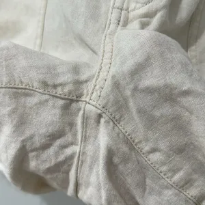 Free People Revolve Tomboy Linen Shorts Size S Color is Cream Oversized thumbnail 13