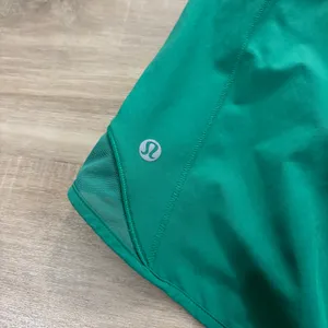 Lululemon Hotty Hot High-Rise Lined Short 4" Cascadia Green Women Size 6 thumbnail 4