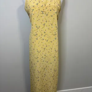 Motherhood Ditsy Floral Yellow Long Maxi Dress Sleeveless Dress Cottagecore Spring Small‎ thumbnail 3