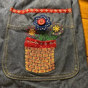 Vintage Casey Coleman Jean button up shacket s/m Blue thumbnail 2