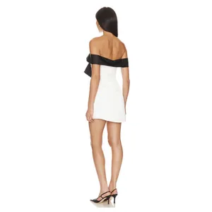 Revolve - More To ComeJewel Mini Dress in White & BlackSize xl thumbnail 3