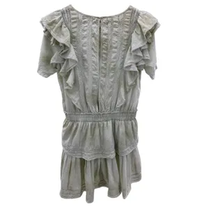 LoveShackFancy Natasha‎ Heritage Mini Dress L Cottagecore Boho Cowgirl Romantic thumbnail 5