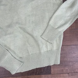 Cotton Emporium NWOT Mint Green Twist Back Sweater Women’s Large thumbnail 6