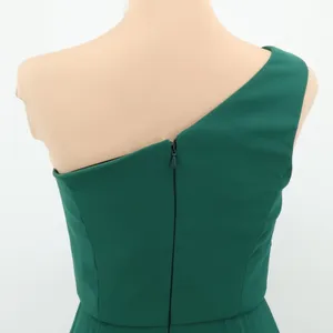 Elegant‎ One Shoulder Green Maxi Dress Size XS Holiday Bridesmaid Evening Formal thumbnail 5