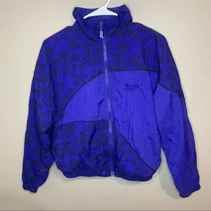Reebok vintage full zip athletic wind breaker unisex size small thumbnail 1