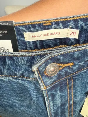 NWT Levis Baggy Dad Barrel Jean Size 29 x 32 thumbnail 7