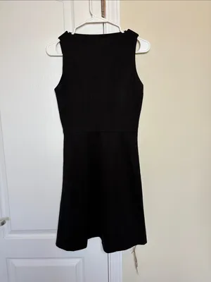 NWT OGL Ponte Classy Boatneck Fit-and-Flare Mini Bra Dress small thumbnail 2