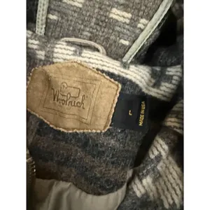 Woolrich Womens Sz L Aztec Southwestern Hooded Coat Jacket Full Zip Wool Blend thumbnail 3