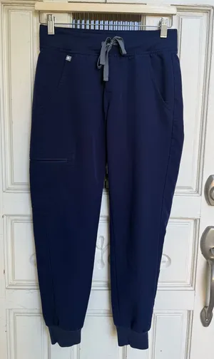 Figs Zamora Scrub Jogger Bottoms Navy Blue Size XS Petite W18SW2005P thumbnail 1