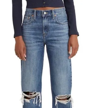👖Levi's Low Pro Jeans Breathe Out Indigo👖NWT~27 thumbnail 4