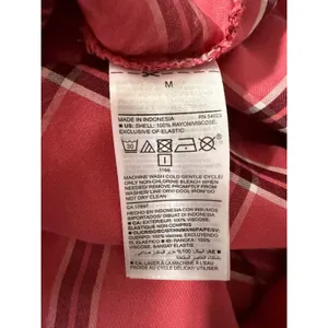 Old Navy Women Pink Plaid Fit & Flare Cami‎ Midi Dress Size M Smocked Cottage thumbnail 4