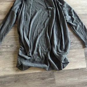 Socialite Gray Cardigan Sweater thumbnail 4