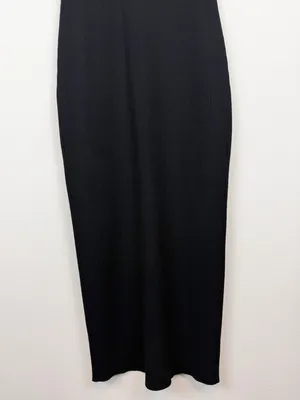Nora Gardner Black Ribbed Knit Sleeveless Midi‎ Dress Size XS thumbnail 4