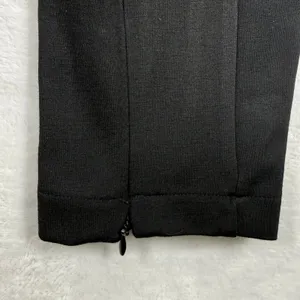 Alexander Wang Black High Waist Logo Band Skinny Leggings‎ Side Zip Pants 8831 thumbnail 9