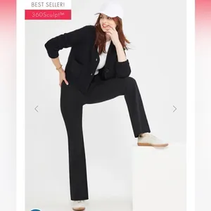 Yummie NWT Susie Flare Shaping Legging Cotton Stretch Black Women's Pants Small thumbnail 2