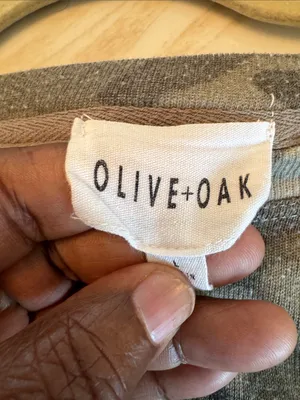Olive & Oak Women's Camo Crewneck Sweatshirt - Olive Green thumbnail 3