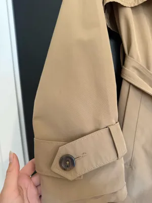 Abercrombie & Fitch camel classic trench coat thumbnail 8