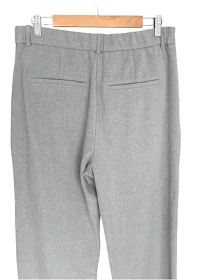 Abercrombie - Sloane Tailored Trousers Gray Wide Leg Sz 14 thumbnail 5