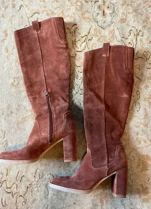 DV by Dolce Vita Saddle Brown Knee High Boots thumbnail 1
