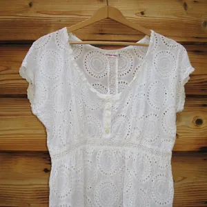 Johnny Was White Top Blouse thumbnail 3